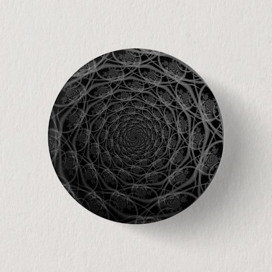 Galaxy of Filaments in Black and White Button (Voorkant)