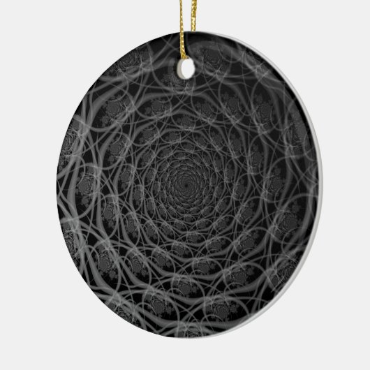 Galaxy of Filaments in Black and White Ornament (Links)