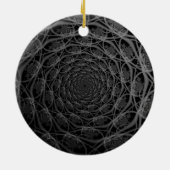 Galaxy of Filaments in Black and White Ornament (Achterkant)