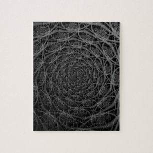 Galaxy of Filaments in Black and White Puzzle Legpuzzel