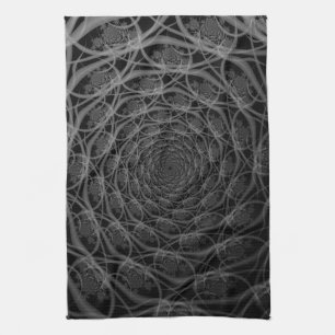 Galaxy of Filaments in Black and White Towel Theedoek