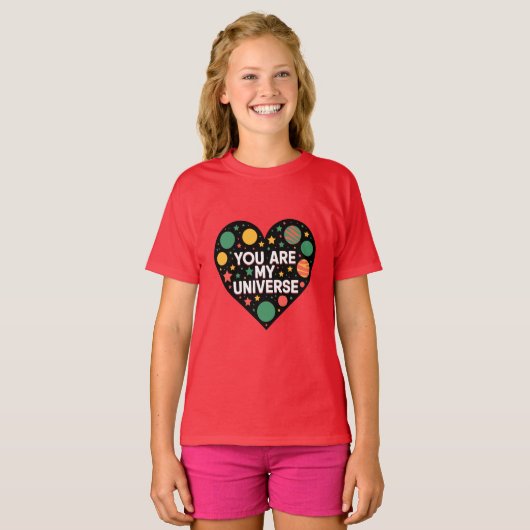 Galaxy of Love T-shirt (Voorkant volledig)