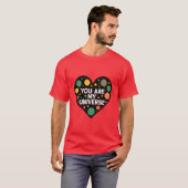 Galaxy of Love T-shirt (Voorkant volledig)