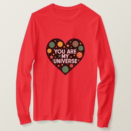 Galaxy of Love T-shirt (Design voorkant)