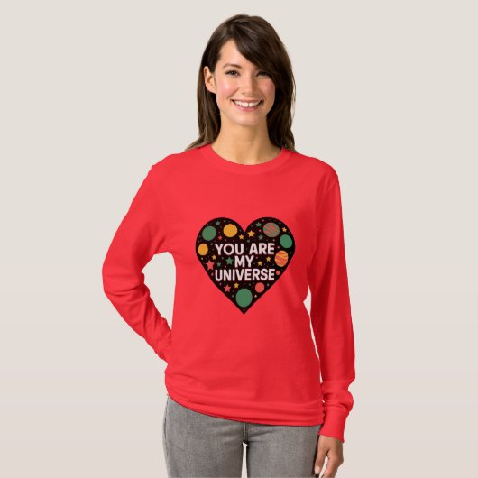 Galaxy of Love T-shirt (Voorkant volledig)