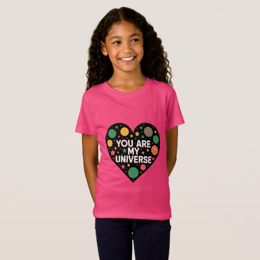 Galaxy of Love T-shirt (Voorkant volledig)