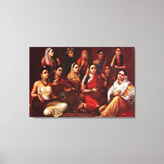 Galaxy of Musicians Canvas Print (Voorkant)