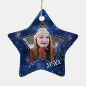 Galaxy of Stars Afstuderen Foto Ornament (Voorkant)