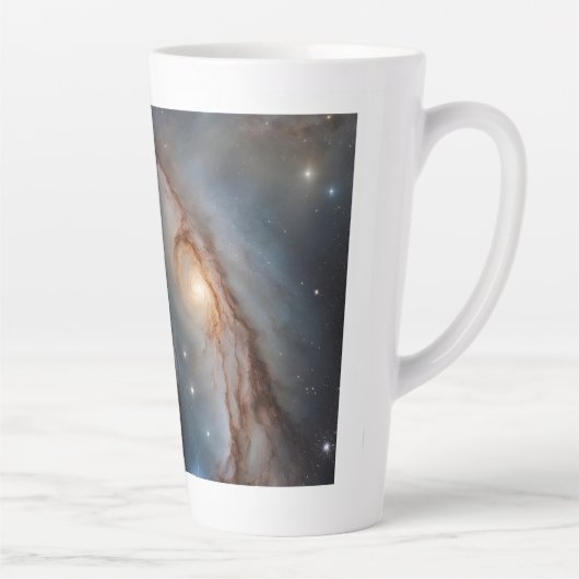 Galaxy ontwerp groot latte mok (Rechts)