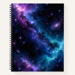 Galaxy ontwerp notitieboek Kosmische ruimte dagboe