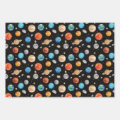 Galaxy Outer Space Planet Watercolor Illustration Inpakpapier Vel (Voorkant 2)