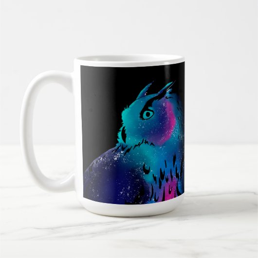 Galaxy Owl Koffiemok (Links)
