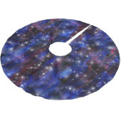 Galaxy paars mooie nachtelijke afbeelding aan de s kerstboom rok (Gekanteld)