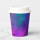 Galaxy Paint Splatter effect Meerkleurig Papieren Bekers (Links)