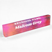 Galaxy Paint Splatter-effect Naambordje