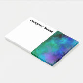 Galaxy Paint Splatter-effect Post-it® Notes (Schuin)