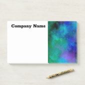 Galaxy Paint Splatter-effect Post-it® Notes (Op bureau)