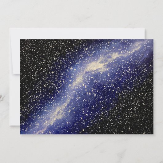 Galaxy Painting-Wenskaart Kaart (Voorkant)