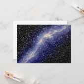 Galaxy Painting-Wenskaart Kaart (Voorkant / Achterkant in situ)