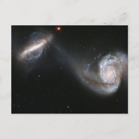 Galaxy Pair Briefkaart (Voorkant)
