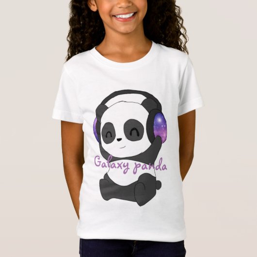 Galaxy panda-ontwerp gemaakt door TheWolfOnSaturn  T-shirt (Voorkant)