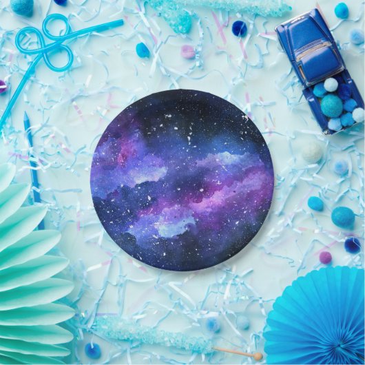 Galaxy Papieren Bordje (Feest)