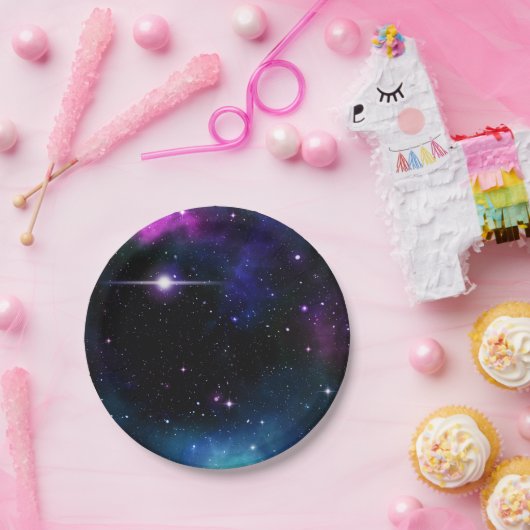 Galaxy Papieren Bordje (Feest)