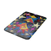 Galaxy paradise - Vibrant Abstract Starry Night Badmat (Gekanteld)