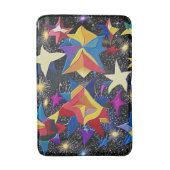 Galaxy paradise - Vibrant Abstract Starry Night Badmat (Voorkant Verticaal)