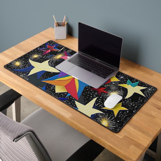 Galaxy paradise - Vibrant Abstract Starry Night Bureaumat (Kantoor 2)
