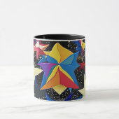 Galaxy paradise - Vibrant Abstract Starry Night Mok (Midden)