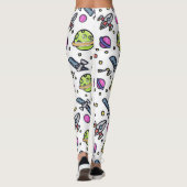 Galaxy-patroonontwerp Leggings (Achterkant)