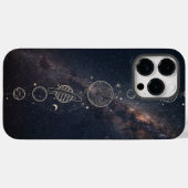 Galaxy Pattern Case-Mate iPhone Case (Achterkant (horizontaal))