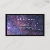 Galaxy Personalized Luxury Modern Elegant Visitekaartje (Achterkant)