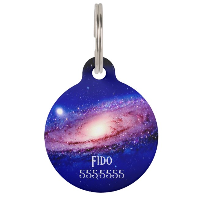 Galaxy Pet ID-tag Huisdierpenning (Voorkant)