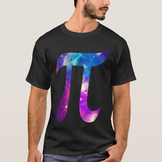 Galaxy Pi Symbol Space Math 's T-shirt (Voorkant)