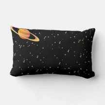 Galaxy Pillow met twee planeten
