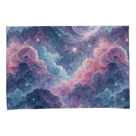 Galaxy Pillowcases – Space Themed Pillow Covers Ma Kussensloop (Voorkant-Rechts)