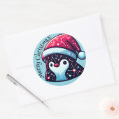 Galaxy Pinguïn Stickers | Ruimtevaart-Thema  (Envelop)