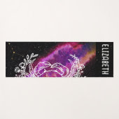 Galaxy Pink Cancer Constellation Zodiac Custom Yogamat (Voorkant (horizontaal))