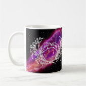 Galaxy Pink Cancer Constellation Zodiac Sign Koffiemok (Links)