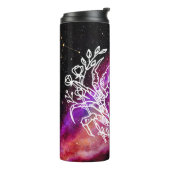 Galaxy Pink Cancer Constellation Zodiac Sign Thermosbeker (Gedraaid links)