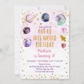 Galaxy Pink Gold uit deze werelddag Kaart (Voorkant)