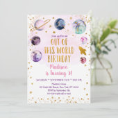 Galaxy Pink Gold uit deze werelddag Kaart (Staand voorkant)