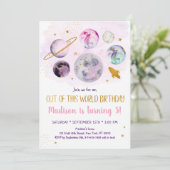 Galaxy Pink Gold uit deze werelddag Kaart (Staand voorkant)