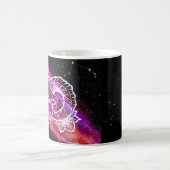 Galaxy Pink Paars Aries Constellation Zodiac Sign Koffiemok (Center)