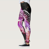 Galaxy Pink Paars Aries Constellation Zodiac Sign Leggings (Links)