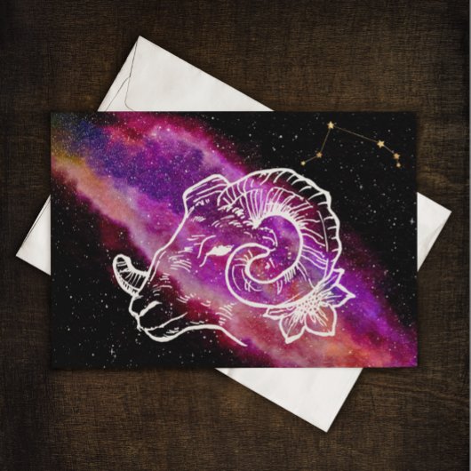 Galaxy Pink Paars Aries Zodiac Constellation Sign