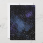 Galaxy Planet Astronaut moon birthday Kaart (Achterkant)