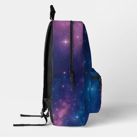 Galaxy Planet Backpack – Aangepaste naam Orbit Bedrukte Rugzak (Links)